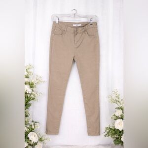 Women’s Skinny Jeans in Light Beige - Stretch Slim Fit